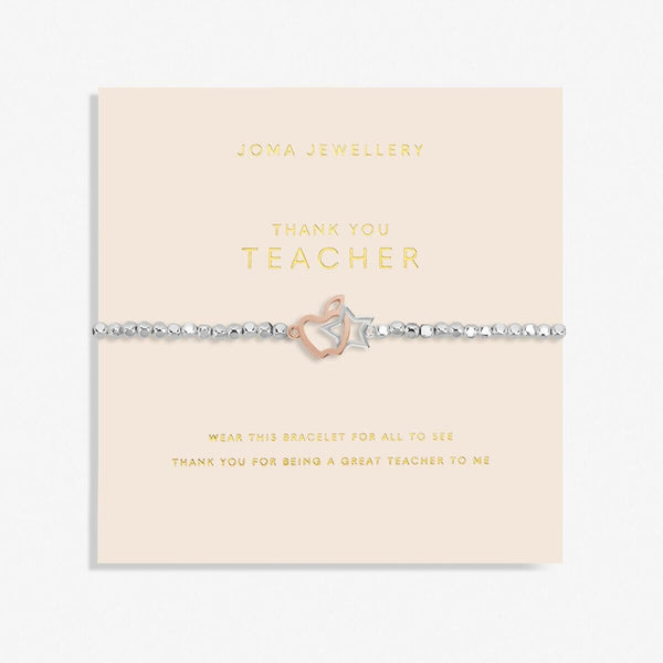 Thank You Teacher Bracelet