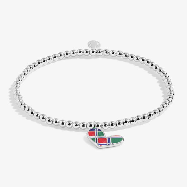 Tartan Heart Scottish Bracelet