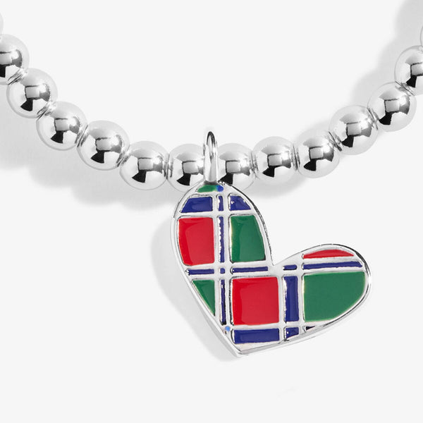 Tartan Heart Scottish Bracelet