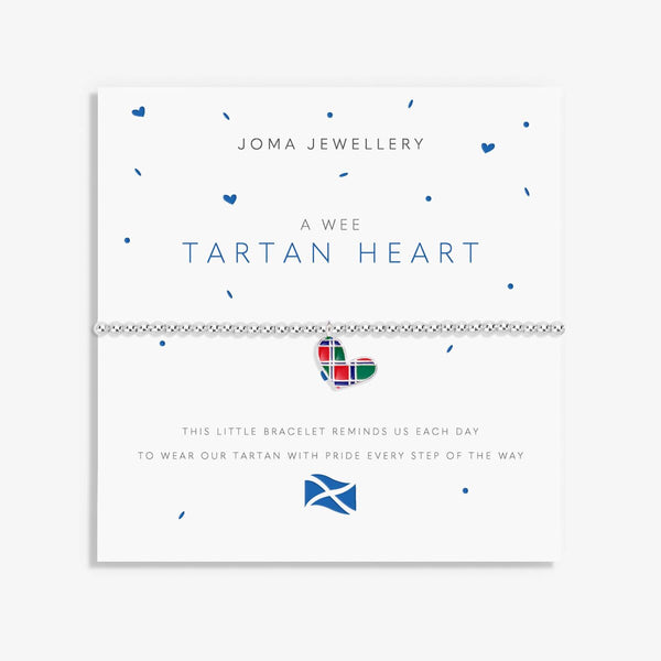 Tartan Heart Scottish Bracelet