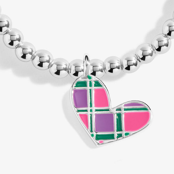 Tartan Heart Scottish Bracelet