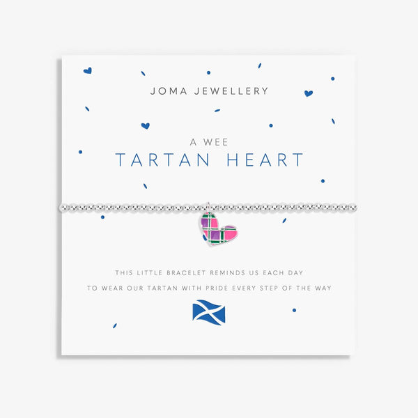 Tartan Heart Scottish Bracelet