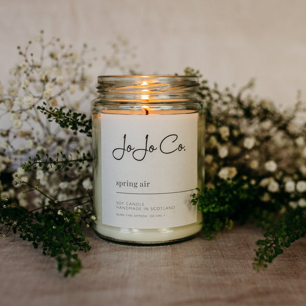 JoJo Co Soy Wax Candle Spring Air