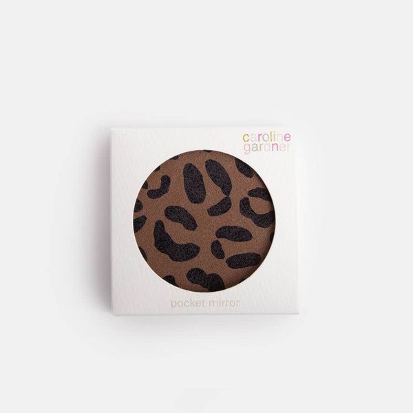 Pocket Mirror Leopard Caroline Gardner