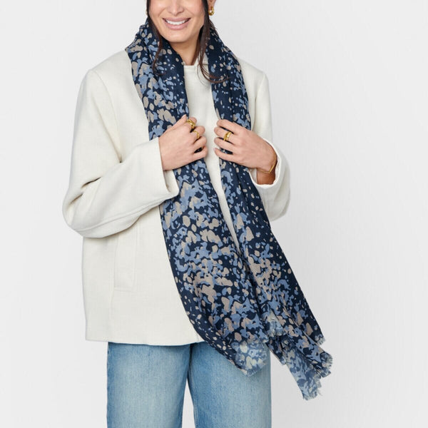 Navy Blue Scarf