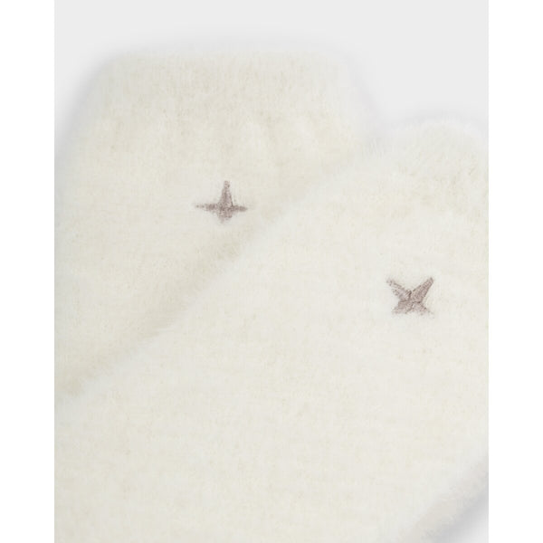 Katie Loxton off white socks in a decorative box with 'Snug Socks'