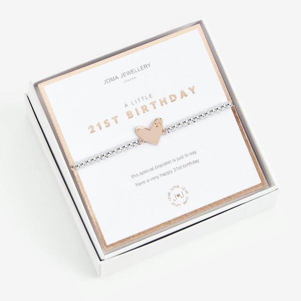 21st Birthday bracelet for her
