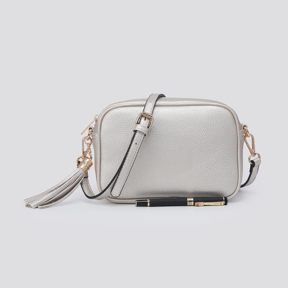 Grey and discount rose gold bag