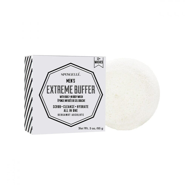 Spongelle Mens Extreme Buffer - Bergamot Absolute Body Spongelle