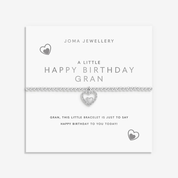 Joma Jewellery Happy Birthday Gran Bracelet East Kilbride