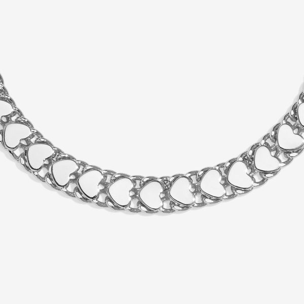 Bracelet Bar Silver Heart Chain Bracelet Joma Jewellery East Kilbride