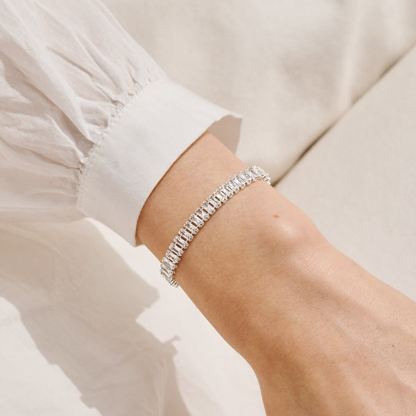 Bracelet Bar Silver Tennis Bracelet Joma Jewellery East Kilbride
