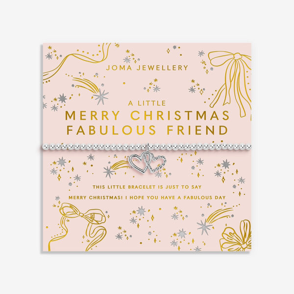 Joma Jewellery Christmas A Little ‘Merry Christmas Fabulous Friend’ Bracelet