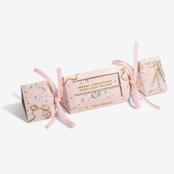 Joma Jewellery Christmas Cracker ‘Merry Christmas Fabulous Friend’ Bracelet