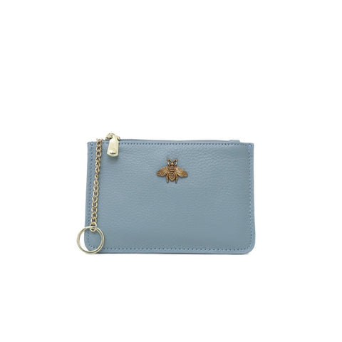 Leather Bee Coin Purse – Blue Purses Pretty Little Things 