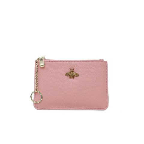 Leather Bee Coin Purse – Pink Purses Pretty Little Things 