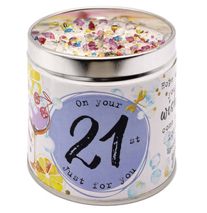 21st Birthday Candle