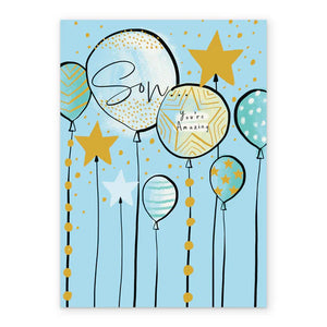 Balloons Birthday Card For Son