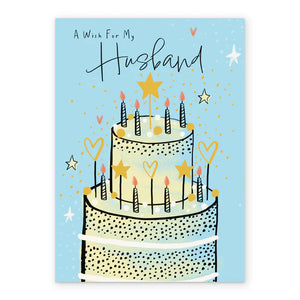 Cake Birthday Card For Husband