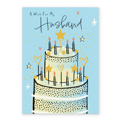 Cake Birthday Card For Husband