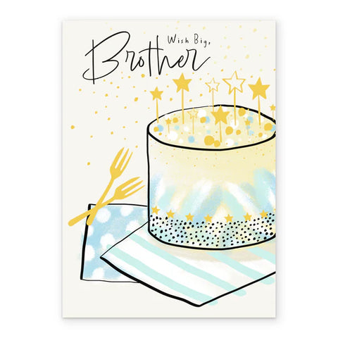 Cake Birthday Card For Brother