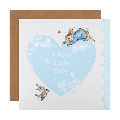Beatrix Potter Peter Rabbit New Baby Card