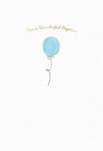 Balloon Birthday Card For Nephew