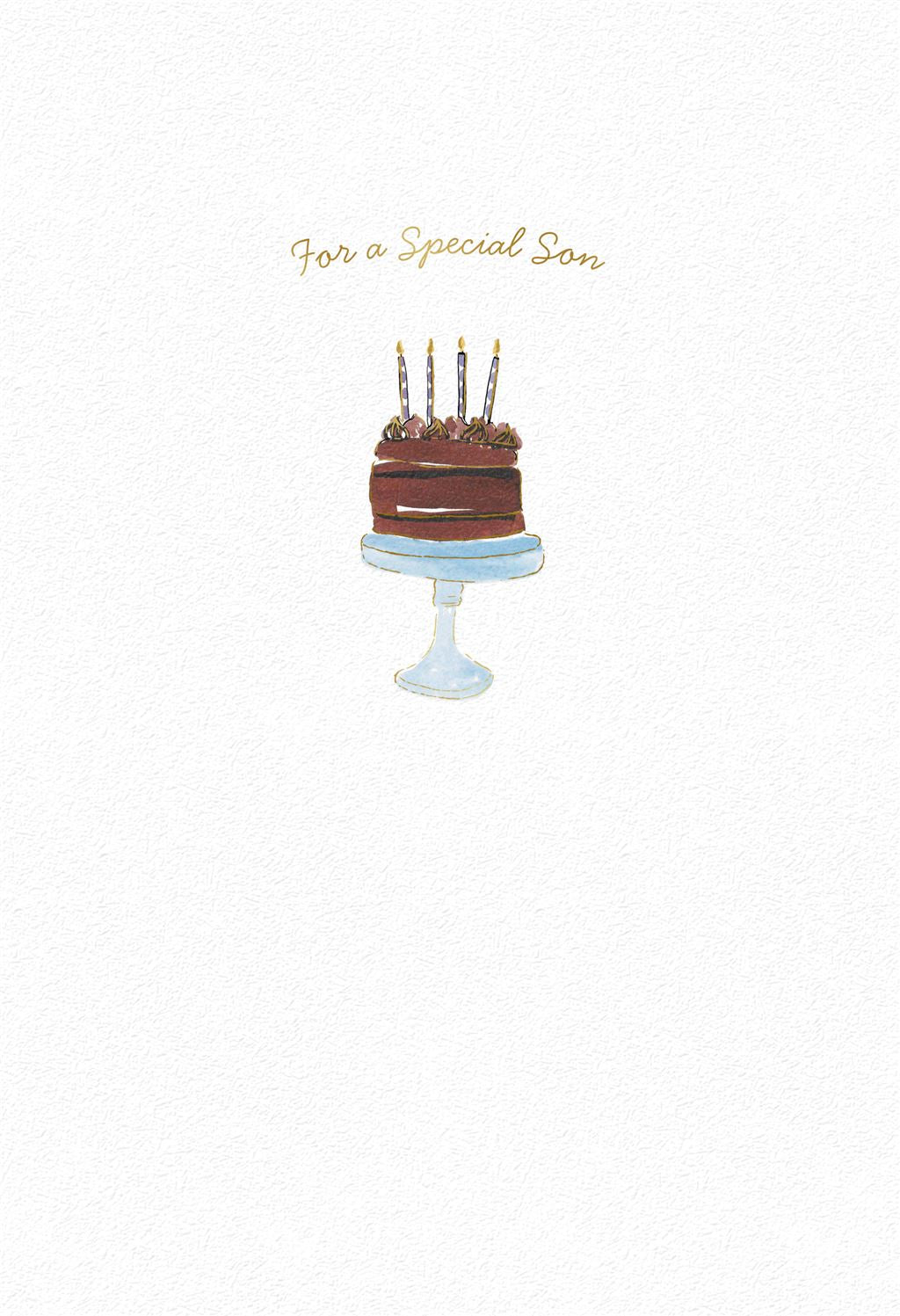 Birthday Cake Card For Son