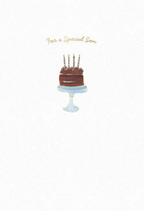 Birthday Cake Card For Son