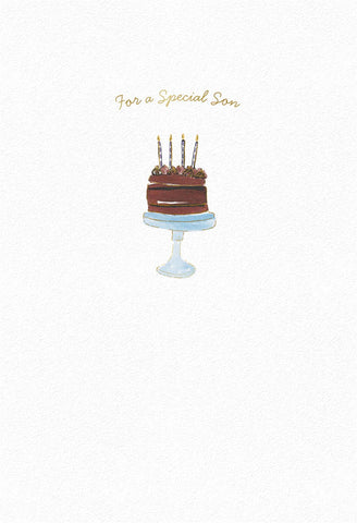 Birthday Cake Card For Son