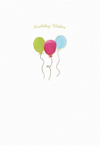 Balloons Birthday Card