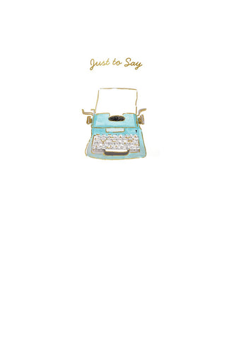 Just To Say Card