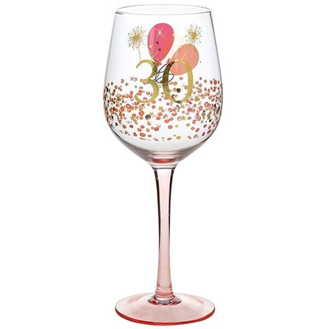 Wine Glass – 30th Birthday Glasses, Vases & Mugs Pretty Little Things 