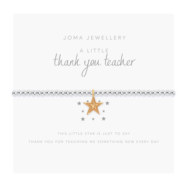Thank You Teacher Bracelet