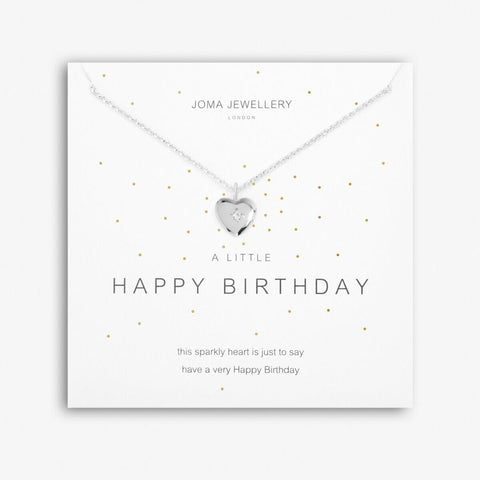 A Little 'Happy Birthday' Necklace Joma A Littles Joma Jewellery 