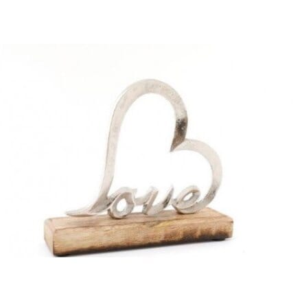 Silver Heart Love Ornament Keepsakes Pretty Little Things 