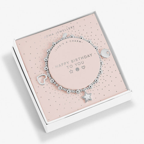 'Happy Birthday To You' Bracelet - Life's a Charm Joma Bracelets Joma Jewellery 