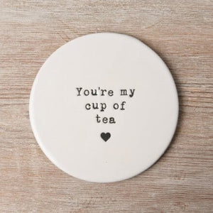 Porcelain Coaster – Cup Of Tea Coasters Pretty Little Things 