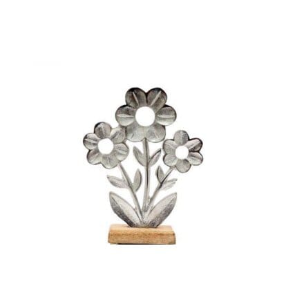 Silver Flowers Ornament Keepsakes Pretty Little Things 