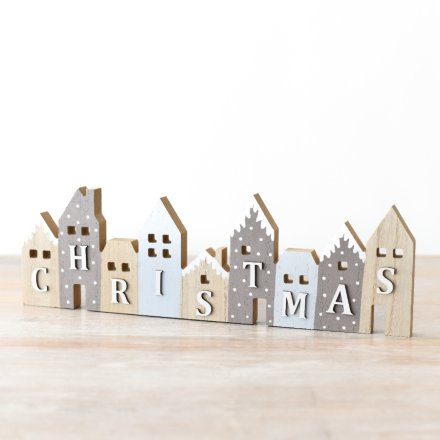 Wooden Christmas Houses Decoration