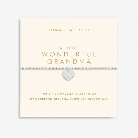 A Little 'Wonderful Grandma' Bracelet Joma A Littles Family & Pets Joma Jewellery 