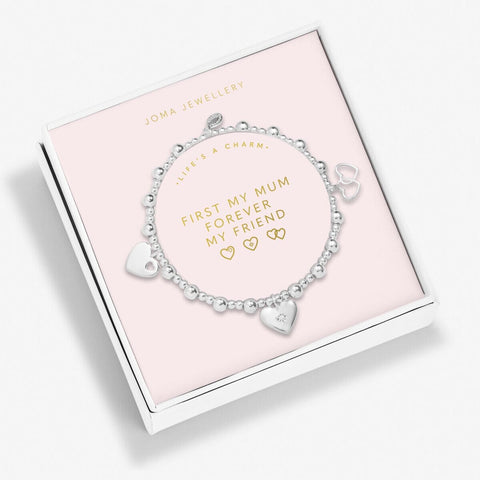 'First My Mum Forever My Friend' Bracelet | Life’s A Charm Joma A Littles Family & Pets Joma Jewellery 