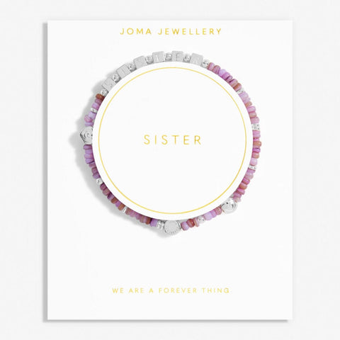 'Sister' Bracelet | Happy Little Moments Joma A Littles Family & Pets Joma Jewellery 