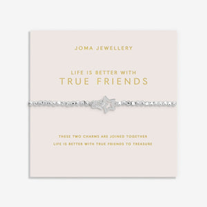 Life Is Better With True Friends Bracelet | Joma Jewellery