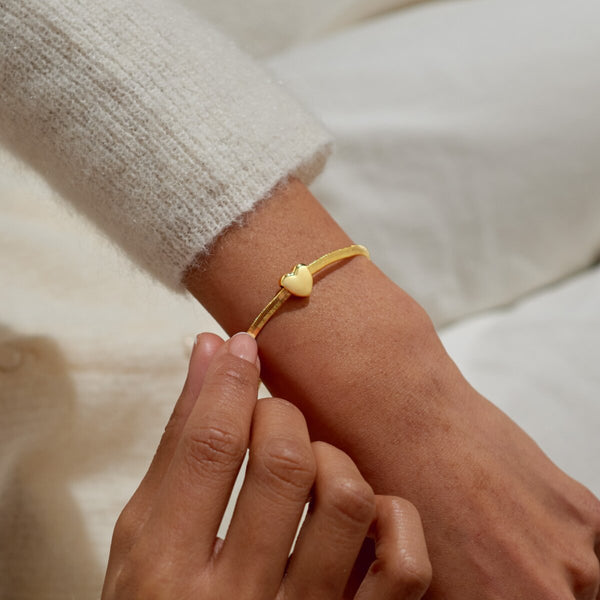 Gold Heart Snake Chain Bracelet Joma Jewellery East Kilbride