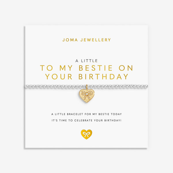 Happy Birthday Bestie Bracelet Joma Jewellery East Kilbride