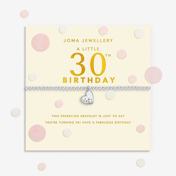 Joma 30th Birthday Bracelet – East Kilbride Gift Shop