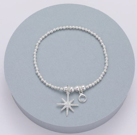 Bracelet – Star Burst Silver Bracelets Pretty Little Things 