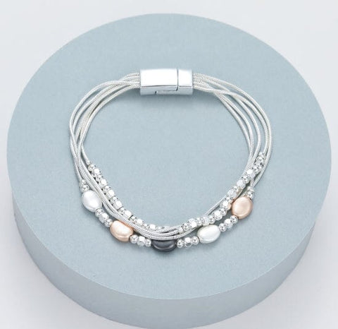 Bracelet – Pebble Strands Multi Tone Bracelets Pretty Little Things 