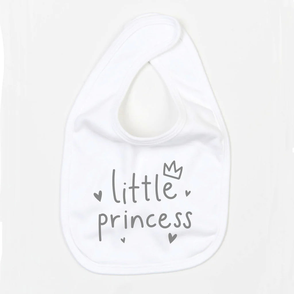 Baby Bib – Little Princess White Baby Pretty Little Things 